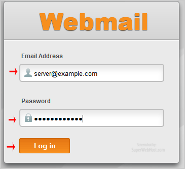 ... email address and password in user login details and then press the